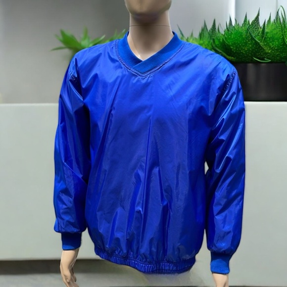 Harriton Athletic V-Neck Pullover Jacket Windshirt - Picture 2 of 16